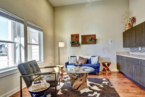 Sitting Area at Windy Ridge, Austin Texas