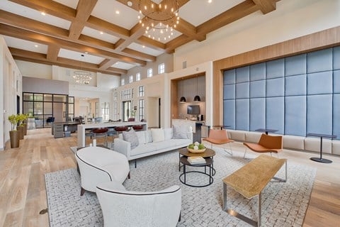 Clubhouse lounge at Monterey Ranch, Austin, Texas