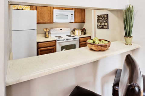 Kitchen with breakfast bar